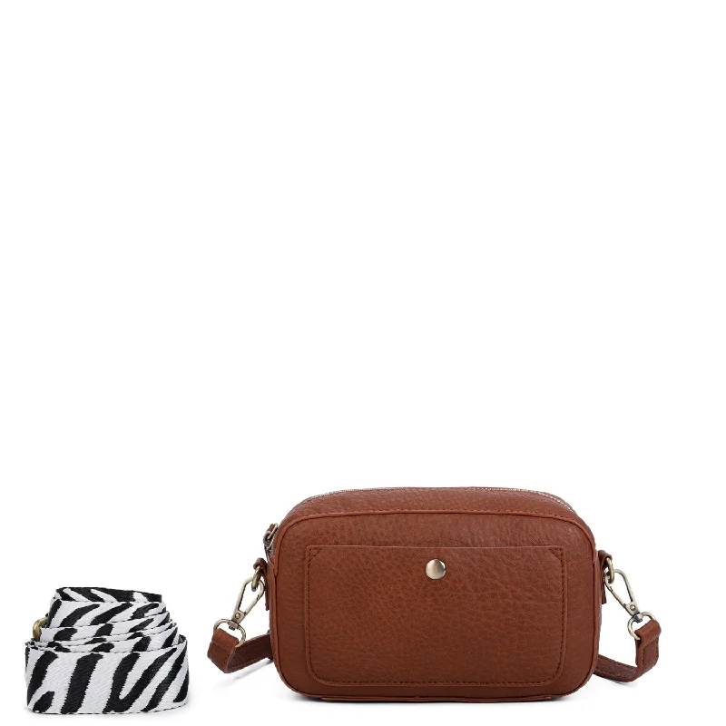 Ladies' crossbody bag statement -The Sustainable Betty Crossbody - Milk Chocolate