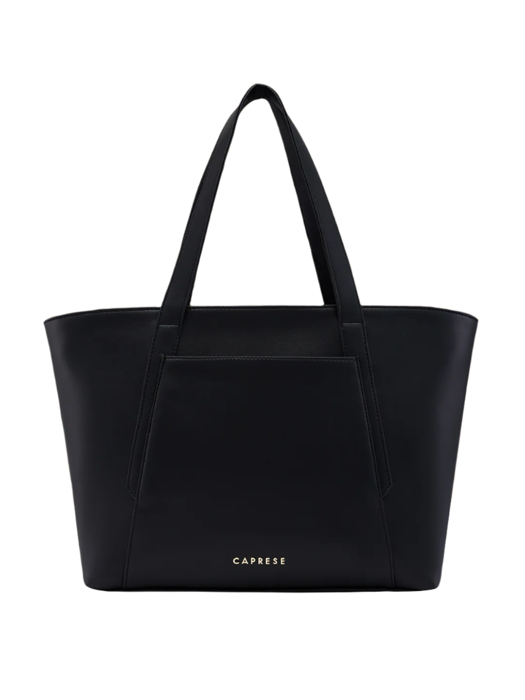 Ladies Tote Bag Simple Leather -Caprese Aarya Tote Large Black